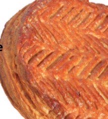 Galette des rois frangipane maison dorée au four
