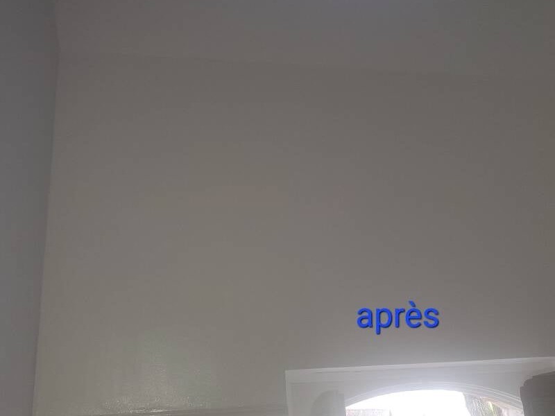 Le même angle repris et repeint, traces disparues